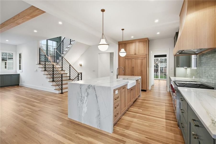 Furnished interior view inside a new home in , Atlanta (Image 12).