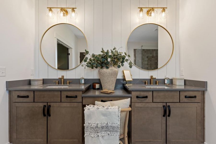 Furnished interior view inside a new home in Arden on Lanier, Cumming (Image 28).
