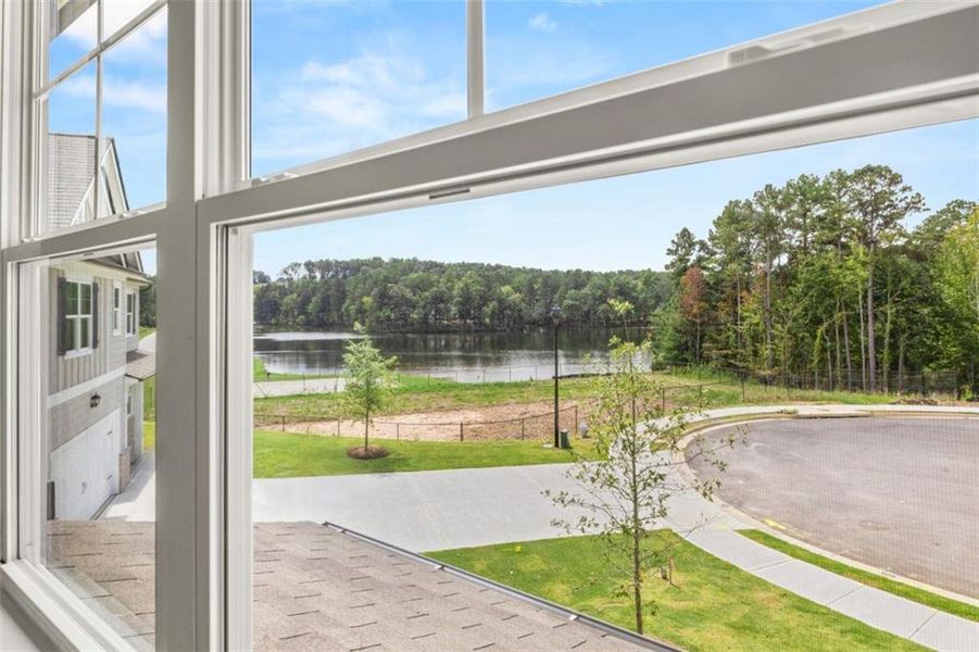 Exterior details and patio area of a home in Fairway 17 at Mirror Lake, Villa Rica (Image 3).