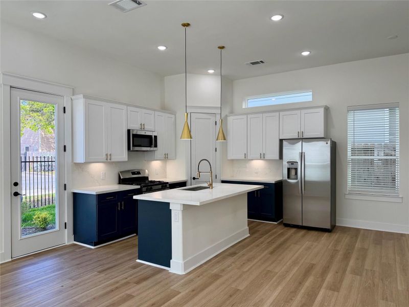 Furnished interior view inside a new home in , Houston (Image 3).