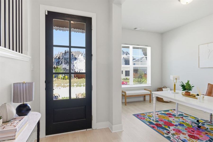 Furnished interior view inside a new home in , Fort Worth (Image 5). Furnished interior view inside a new home in , Fort Worth (Image 5).