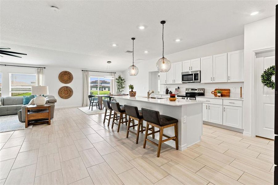 Furnished interior view inside a new home in Balm Grove, Wimauma (Image 10).