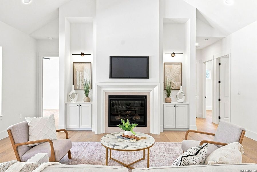 Furnished interior view inside a new home in , Boerne (Image 18).