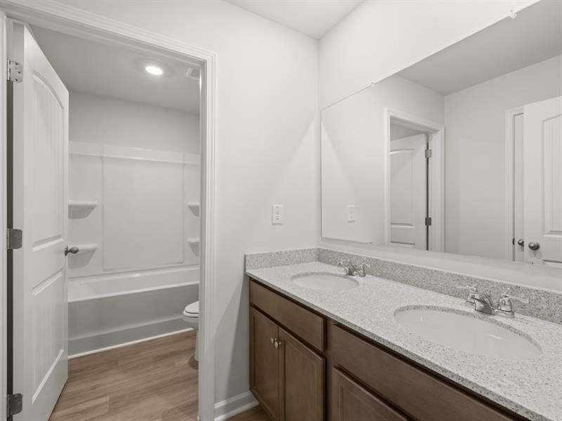 Furnished interior view inside a new home in Lost Creek, Dallas (Image 6).