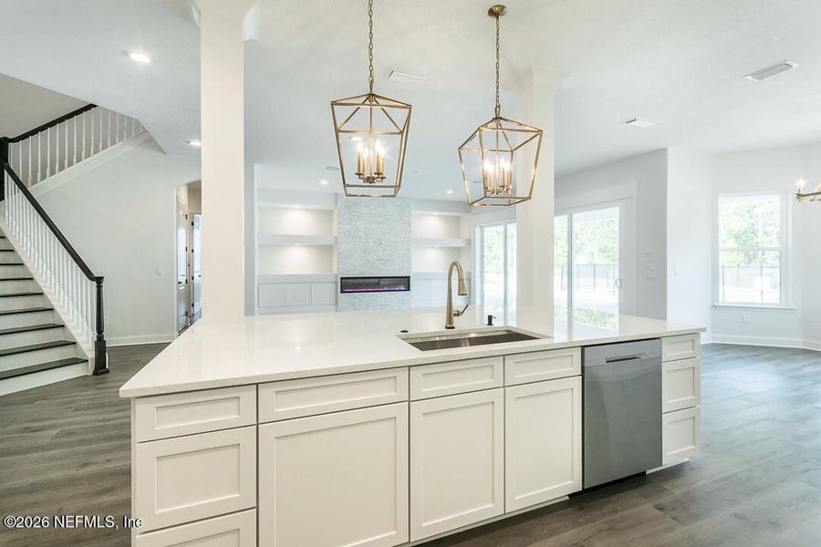 Furnished interior view inside a new home in , St. Augustine (Image 3).