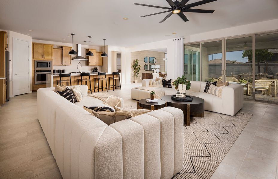 Furnished interior view inside a new home in Allen Ranches, Litchfield Park (Image 4).