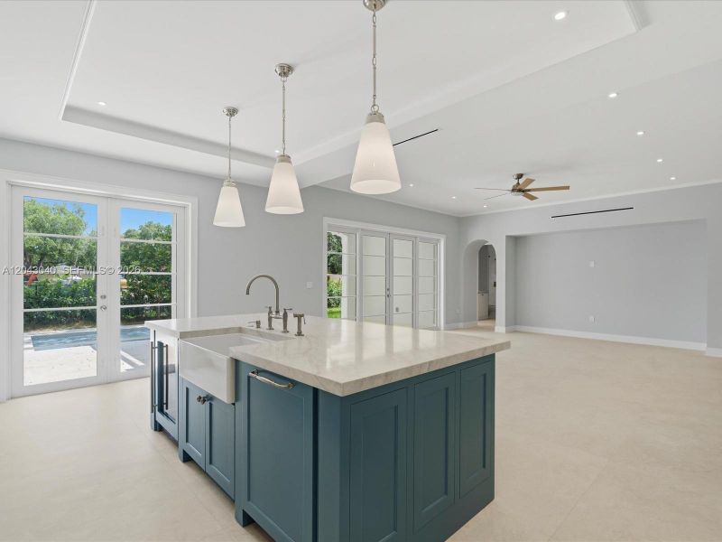 Furnished interior view inside a new home in , South Miami (Image 13).