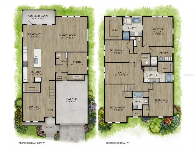 2D floor plan layout of this home in , Tampa, FL (Image 4).
