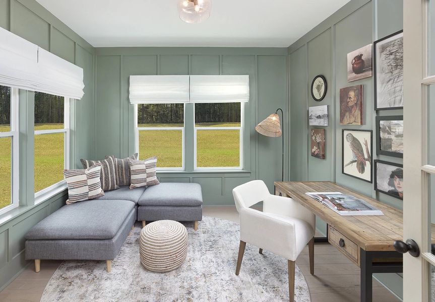 Representative furnished interior of a home built from the Monroe by Ashton Woods in Watson Hill, Summerville (Image 10). Representative furnished interior of a home built from the Monroe by Ashton Woods in Watson Hill, Summerville (Image 10).