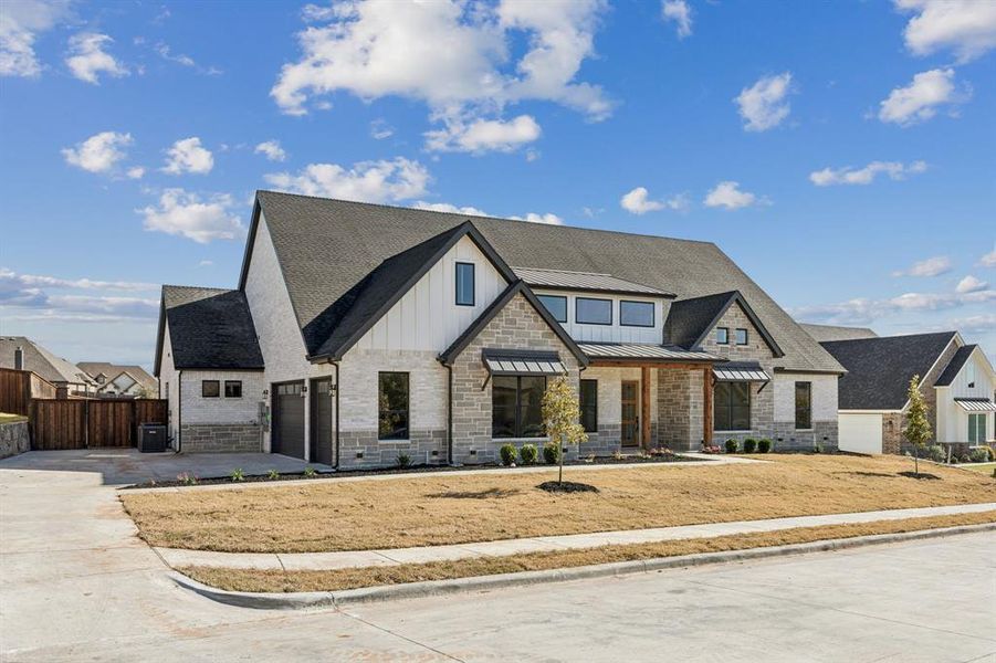 Front exterior of a new home in , Weatherford, TX, highlighting curb appeal (Image 1). Front exterior of a new home in , Weatherford, TX, highlighting curb appeal (Image 1).