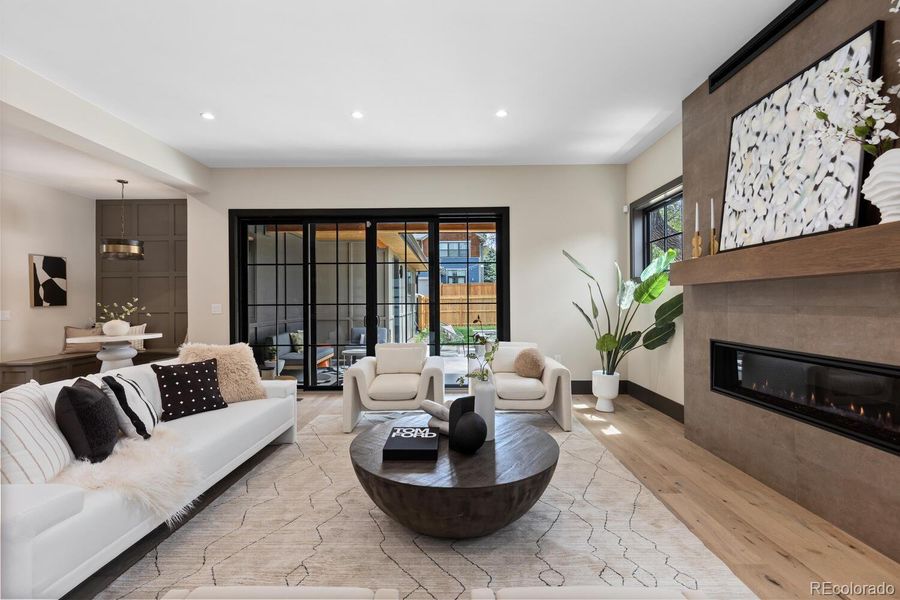 Furnished interior view inside a new home in , Denver (Image 15).