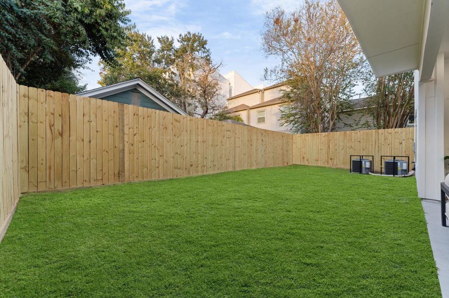 Exterior details and patio area of a home in , Houston (Image 3).