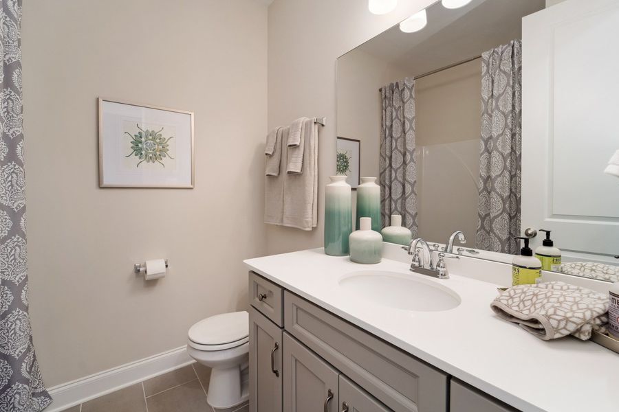 Representative furnished interior of a home built from the Harlow by Celebration Homes in Harvest Point, Spring Hill (Image 18).