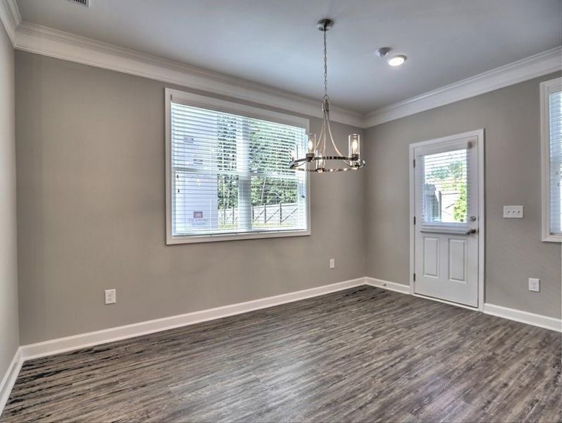 Spacious, unfurnished interior of a new home in East Park Village, Kennesaw (Image 39).