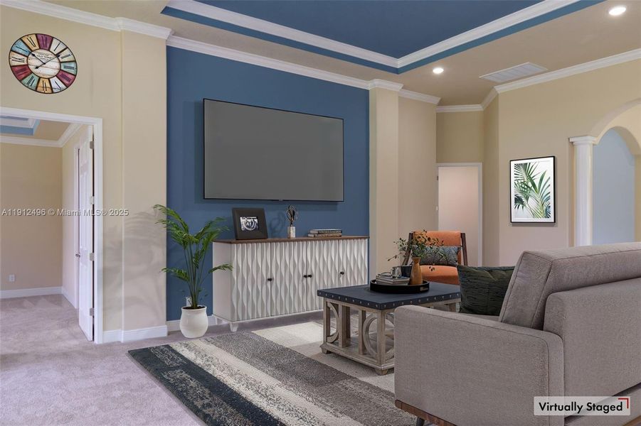 Furnished interior view inside a new home in , Hernando (Image 12).