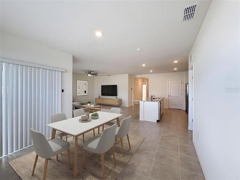 Furnished interior view inside a new home in , Lakeland (Image 6).