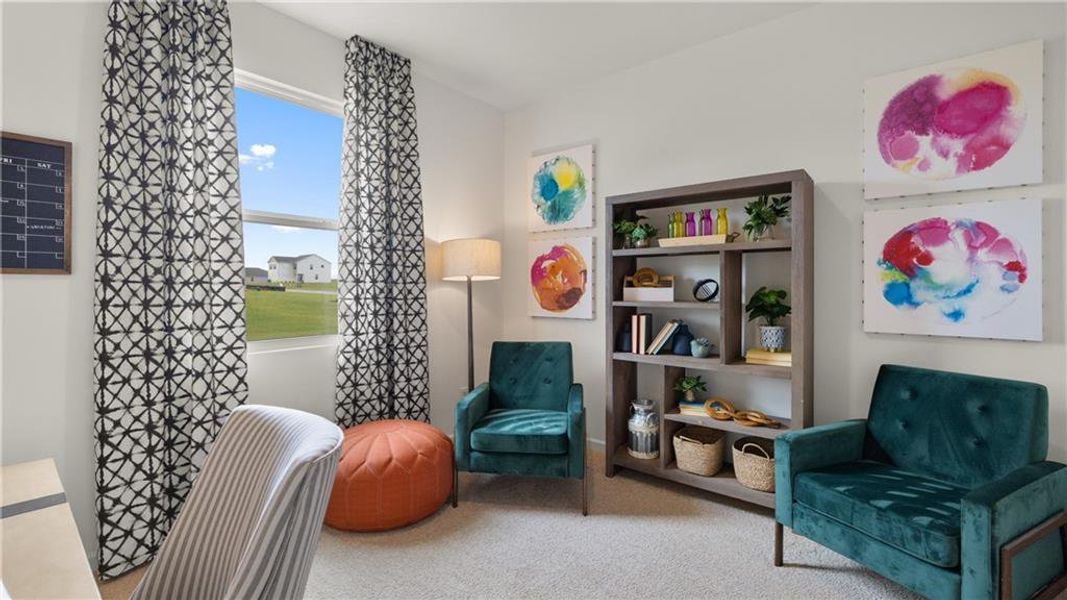 Furnished interior view inside a new home in Fox Crossing, Griffin (Image 11). Furnished interior view inside a new home in Fox Crossing, Griffin (Image 11).