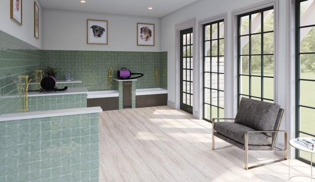 Furnished interior view inside a new home in Wisteria at GreenHouse, Marietta (Image 3).