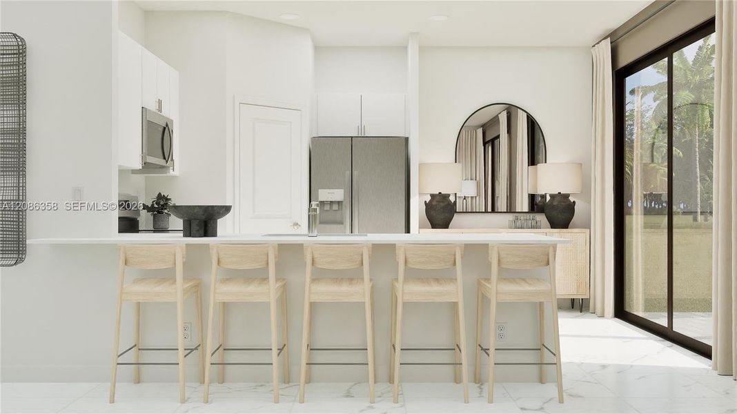 Furnished interior view inside a new home in Solterra, Sunrise (Image 3).