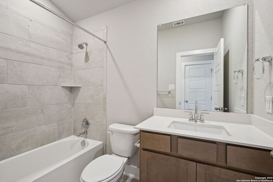Furnished interior view inside a new home in Comanche Ridge, San Antonio (Image 8).