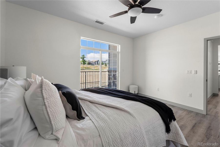 Furnished interior view inside a new home in Hunters Chase at Stroh Ranch, Parker (Image 32).