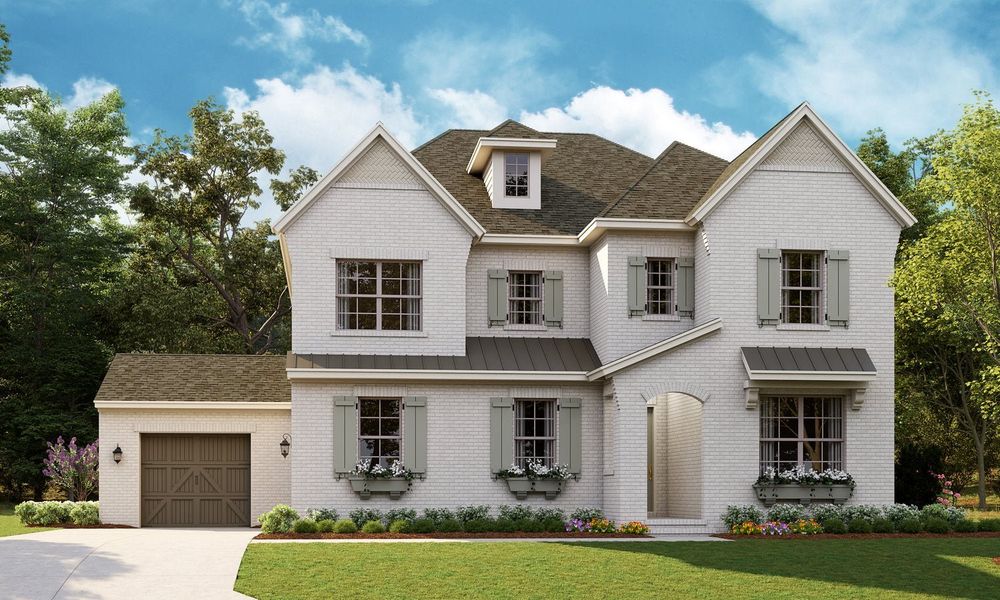 Representative exterior photo of a completed home built from the Coronado by Classica Homes in Weddington Grove, Weddington, NC (Image 23).