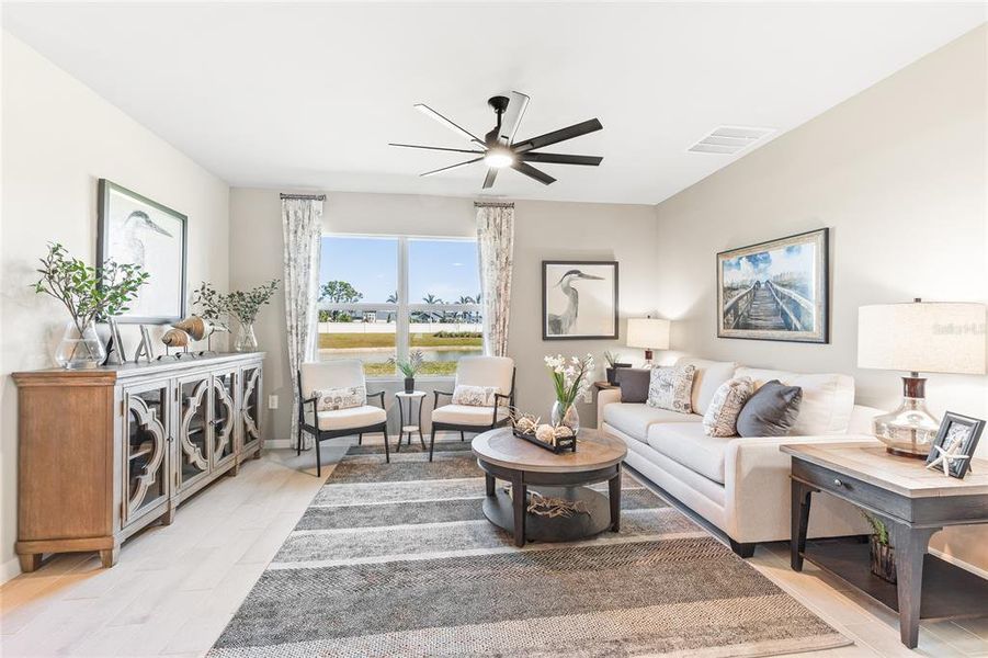 Furnished interior view inside a new home in Gulf Cove, Port Charlotte (Image 9).