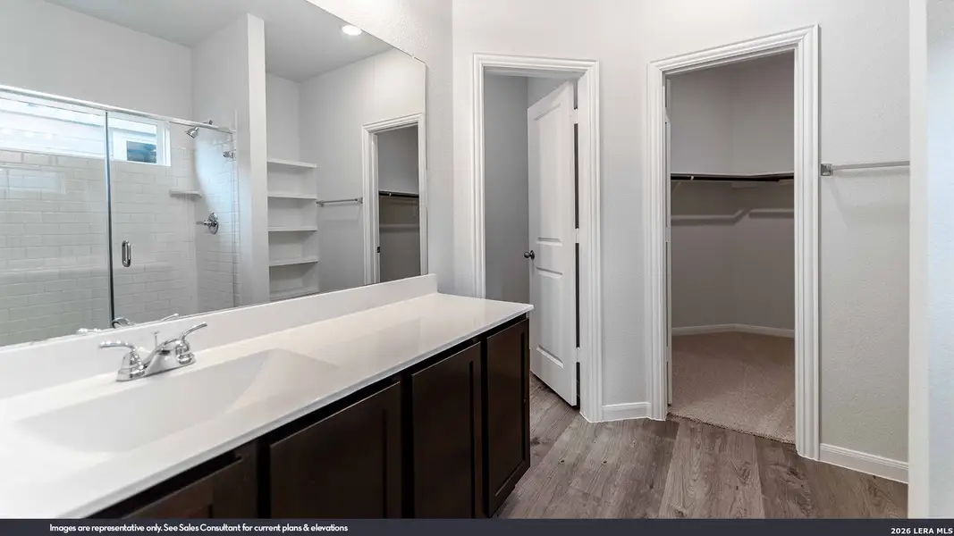 Furnished interior view inside a new home in Katzer Ranch, Converse (Image 7).