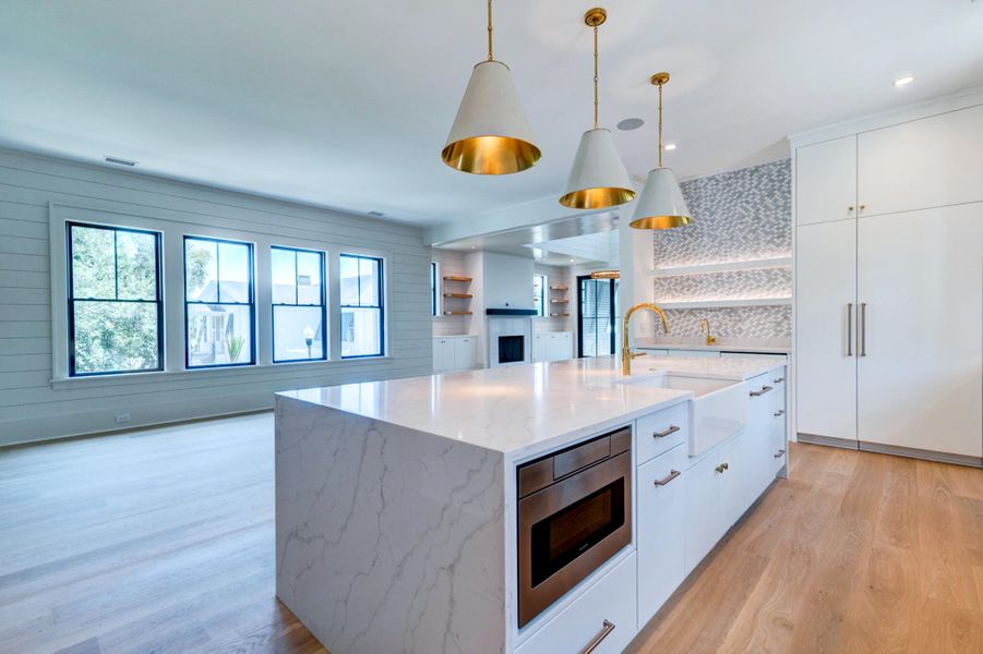 Furnished interior view inside a new home in , Sullivan's Island (Image 13).