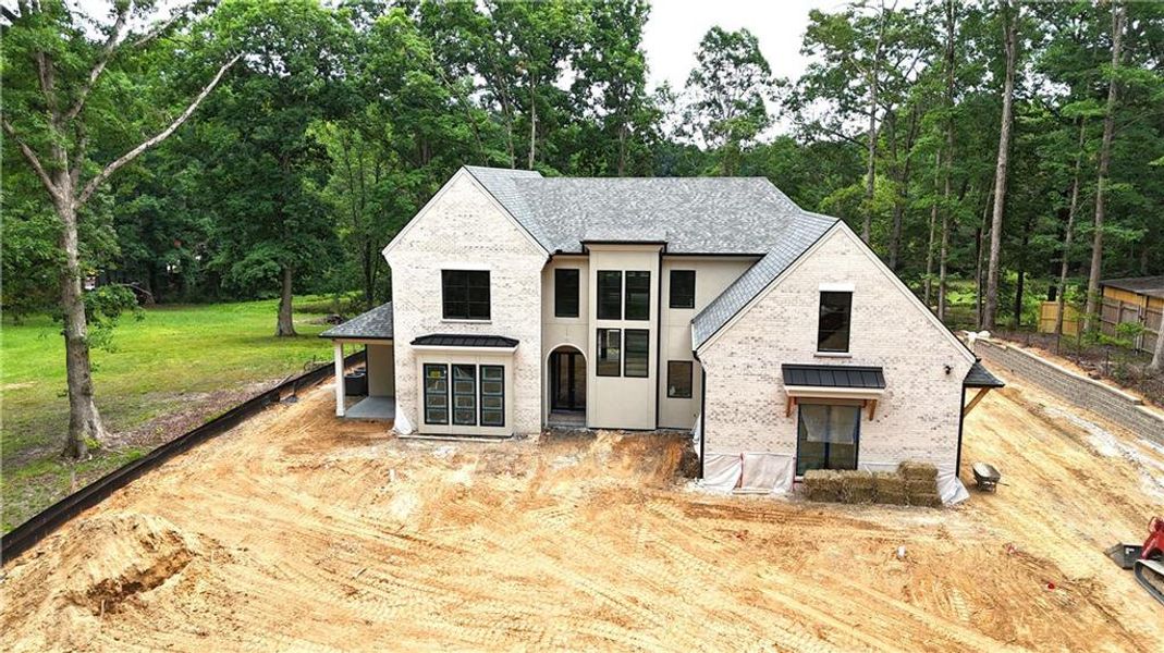 In-progress construction of a new home in , Lawrenceville, GA (Image 7).