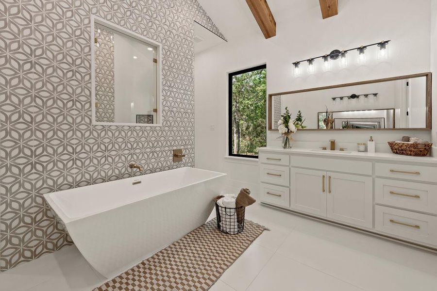 Furnished interior view inside a new home in , Canyon Lake (Image 13). Furnished interior view inside a new home in , Canyon Lake (Image 13).