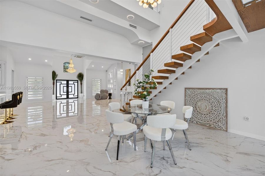 Furnished interior view inside a new home in , Biscayne Park (Image 34).