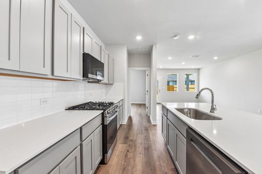 Furnished interior view inside a new home in Trinity Ranch, Elgin (Image 12).
