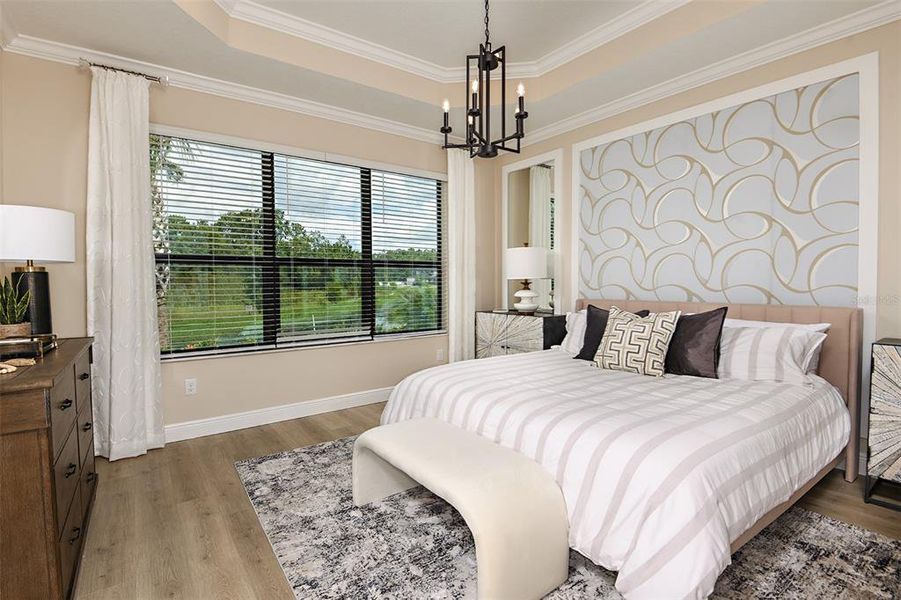 Furnished interior view inside a new home in Hidden Ridge, New Port Richey (Image 11). Furnished interior view inside a new home in Hidden Ridge, New Port Richey (Image 11).