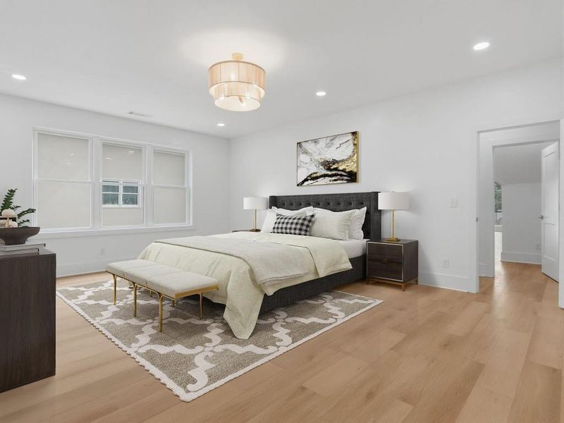 Furnished interior view inside a new home in , Canton (Image 8).