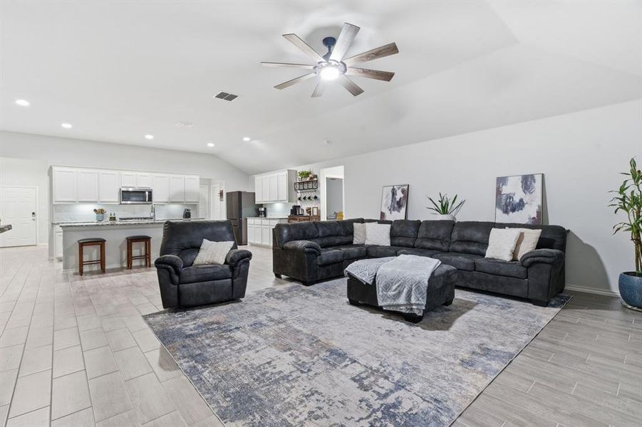 Furnished interior view inside a new home in , Azle (Image 13).