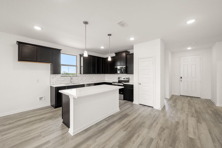 Furnished interior view inside a new home in Burgess Meadows, Cleburne (Image 13).