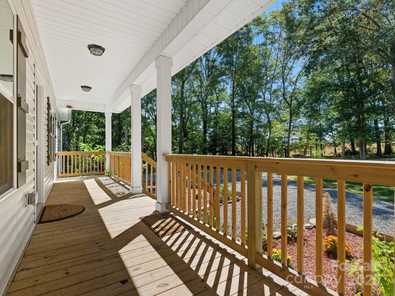 Exterior details and patio area of a home in , Wingate (Image 24).