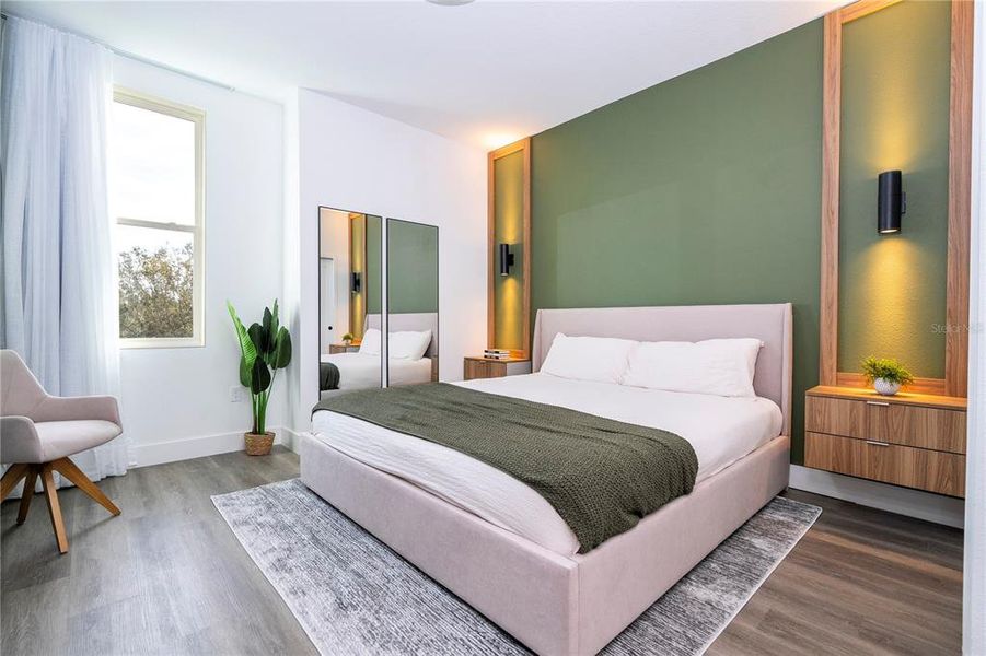 Furnished interior view inside a new home in , Kissimmee (Image 10).