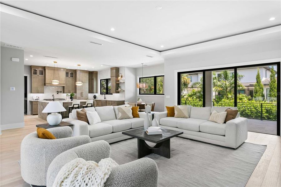 Furnished interior view inside a new home in , Tampa (Image 10). Furnished interior view inside a new home in , Tampa (Image 10).