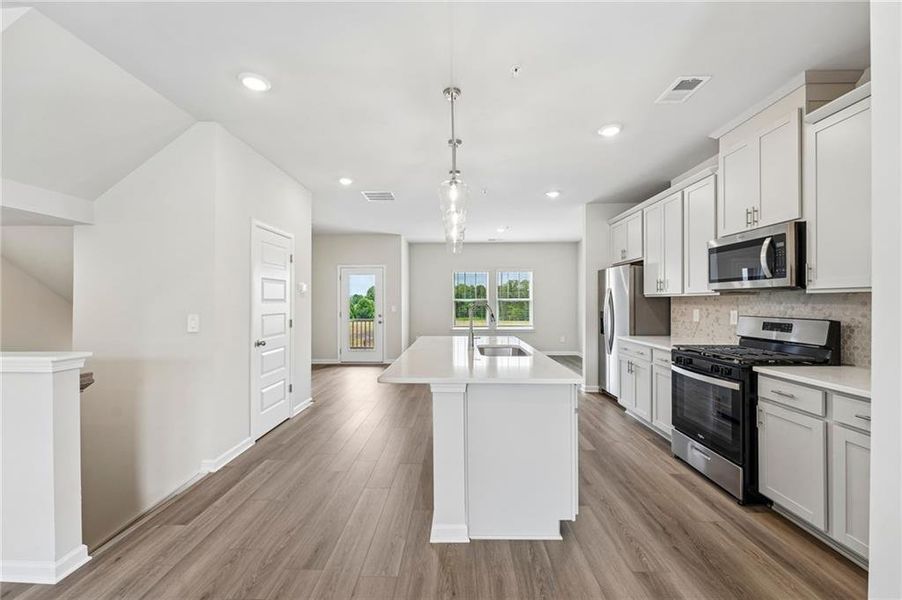 Furnished interior view inside a new home in , Cumming (Image 10).