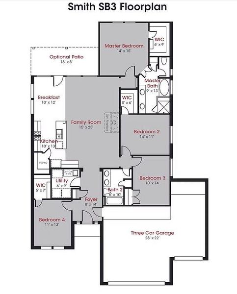 Smith SB3 Floorplan Smith SB3 Floorplan