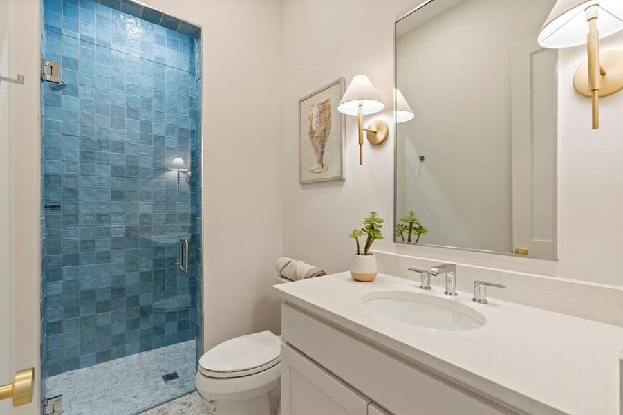 Furnished interior view inside a new home in , Dallas (Image 6).