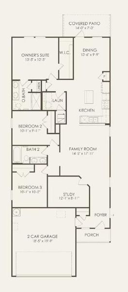 Pulte Homes, Taft floor plan