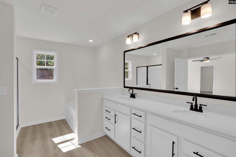 Furnished interior view inside a new home in Rolling Hills, Prosperity (Image 8). Furnished interior view inside a new home in Rolling Hills, Prosperity (Image 8).