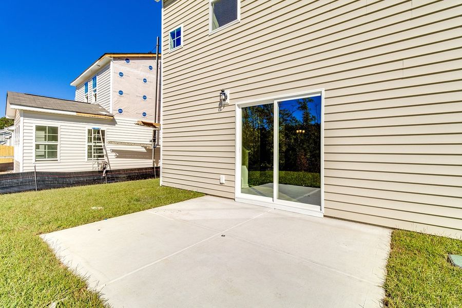 Exterior details and patio area of a home in The Falls, Blythewood (Image 4).