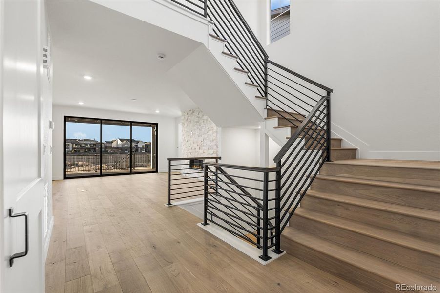 Spacious, unfurnished interior of a new home in Luxe at The Canyons, Castle Pines (Image 42).