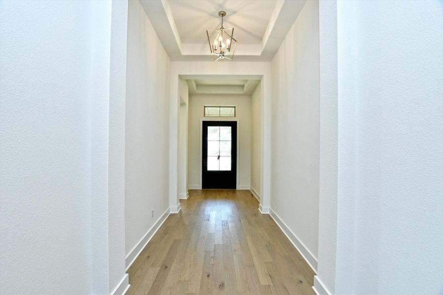 Representative unfurnished interior of a home built from the Siena III by Giddens Homes in Clearwater Ranch, Liberty Hill (Image 248).