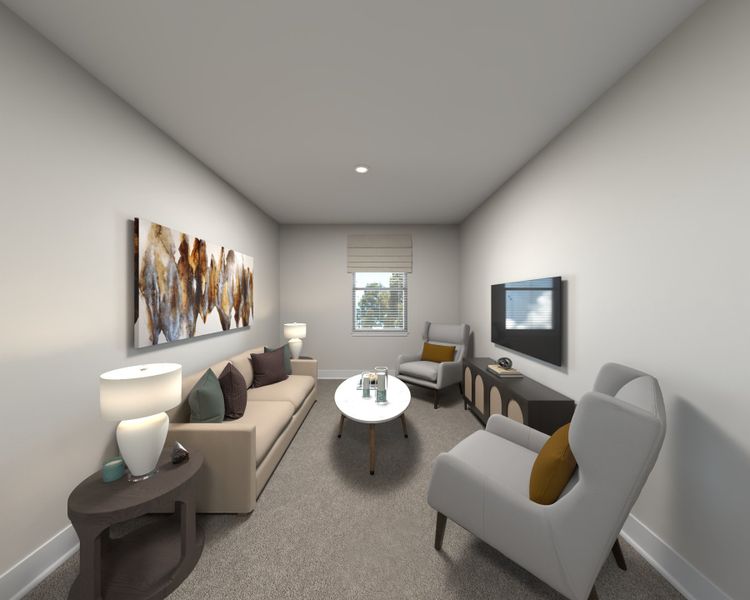 Furnished interior view inside a new home in Cadence Meadows, Zebulon (Image 6).