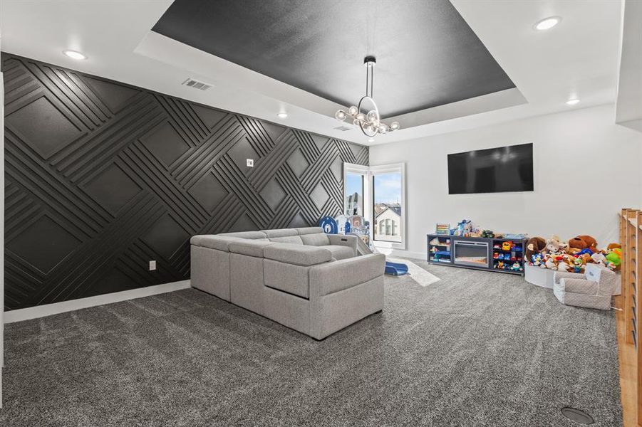 Furnished interior view inside a new home in , Frisco (Image 26).